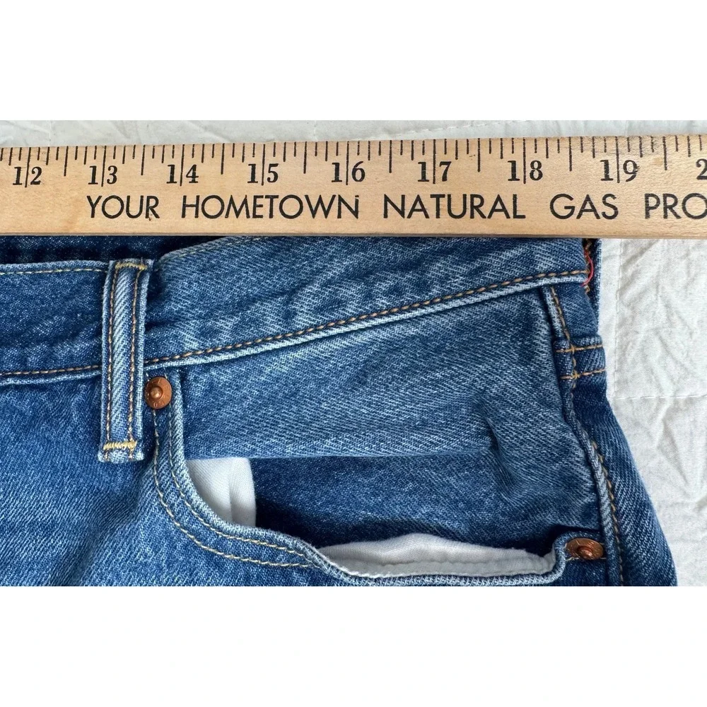 Levis 501 Original Fit Mens Medium Wash Blue Straight Leg Denim‎ Jeans W36 L36